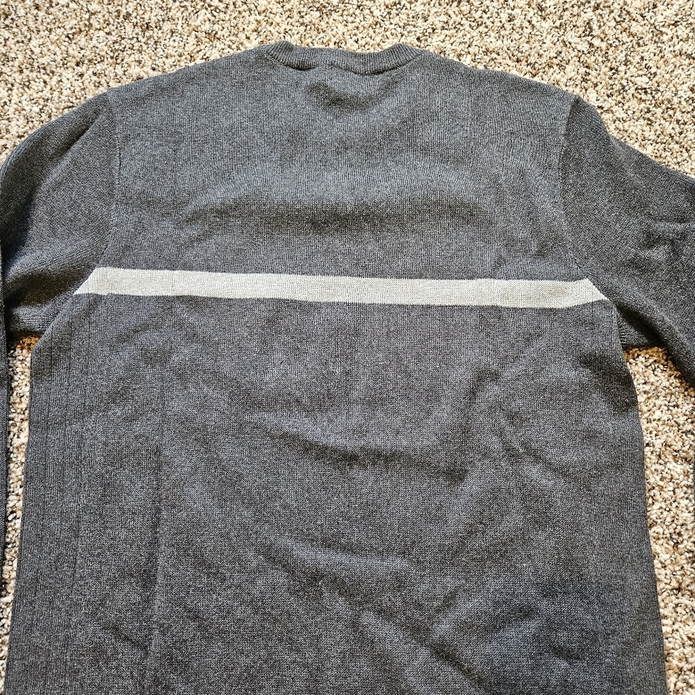 Calvin Klein Jeans Dark Gray Crewneck Sweater Medium - Picture 4 of 6